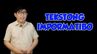 TEKSTONG IMPORMATIBO  PAGBASA AT PAGUSUSRI SA IBAT IBANG TEKSTO TUNGO SA PANANALIKSIK [upl. by Segal]