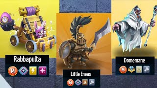 Monster Legends  New Mythic Monsters Rabbapulta Little Eneas And Domemane [upl. by Thay]