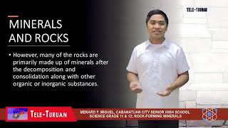 DepED Hour TeleTuruan Grade 11 Rock Forming Minerals Part 1 [upl. by Culhert]