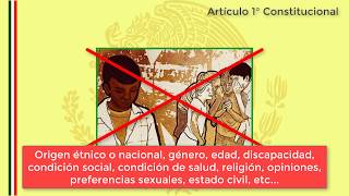 Explicación Artículo 1° de la Constitución Mexicana [upl. by Carolyn25]