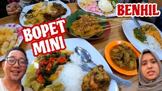 BOPET MINI BENHIL Kuliner Padang Legendaris Jakarta [upl. by Jelle]