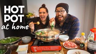 How to make HOT POT 火鍋 at home  Asian Hot Pot  Around the World in 50 Foods [upl. by Trutko288]