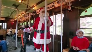 Santa on the trolley scranton electric city [upl. by Okun348]