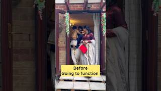 Before amp After Going To Function 🤣 uk mallu couple comedy funny shorts relatable enjoy fun [upl. by Annaeiluj]