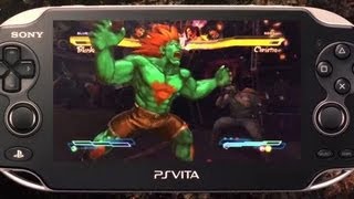 Street Fighter X Tekken PS Vita  Captivate 2012 trailer [upl. by Bronez]