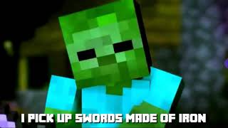 Zombie rap vs skeleton rap vs creeper rap vs enderman rap vs ghast rap [upl. by Annmarie605]