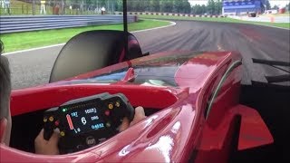 RACING IN A 5000 DOLLAR F1 RACE SIMULATOR EPIC EXPERIENCE [upl. by Lovel]