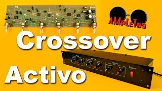 Divisor de frecuencias o crossover activo [upl. by Perce]