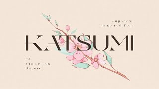 KATSUMI Japanese Font Font Free Download [upl. by Linell]