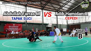 🔵Abdullah Farras MubarokTAPAK SUCI 🆚 Adib Hamidan Al FaruqiCEPEDI🔴 Penyisihan Kelas B [upl. by Sonny728]