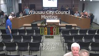 Wausau City Council Meeting  7924 [upl. by Branden]