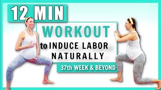 Workout To Induce Labor Naturally at Home I Help Labor Progress I 3rd Trimester Exercises [upl. by Oetsira]