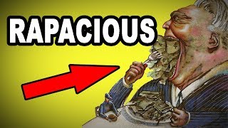 🤑 Learn English Words  RAPACIOUS  Meaning Vocabulary Lesson with Pictures and Examples [upl. by Akeret679]