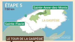 Le tour de la Gaspésie  Étape 5 de SainteAnnedesMonts à SainteFlavie  Québec maritime [upl. by Kegan]