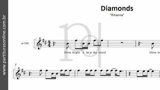 Diamonds  versão pagode ♪ Rihanna  Partitura [upl. by Trefler]