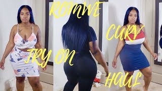 CurvyThick Women Try On Haul  ROMWE  2017  Porchia Nicole [upl. by Flowers]