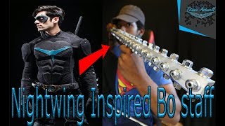 SUPERHERO BOSTAFF NIGHTWING INSPIRED [upl. by Roswell370]