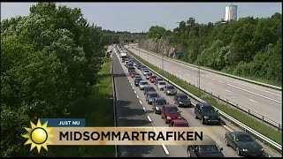 Här är vägarna att undvika i midsommar  Nyhetsmorgon TV4 [upl. by Trub579]