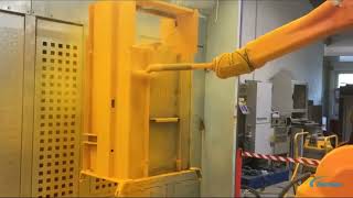 Powder Coating Plant with Nordson Robotic Application [upl. by Eirojram]