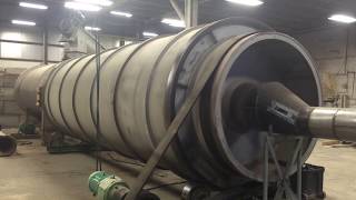 Used Andritz Rotary Drum Dryer  stock  50433001 [upl. by Aitercal559]