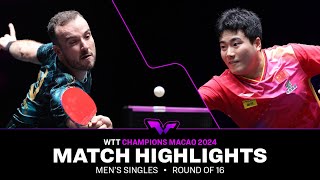 FULL MATCH  Simon Gauzy vs Liang Jingkun  MS R16  WTTMacao 2024 [upl. by Hallett]