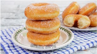 Cara Buat Donut Lembut Gebu amp Montok by malina lina pgresepi donat simple anti gagal TIPS mendonat [upl. by Anauqahs519]