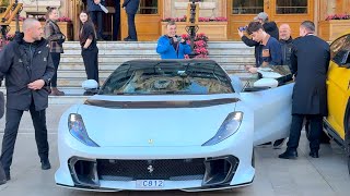 Ferrari Pilot Charles Leclerc Spotted In Casino Amazing Carspotting In Monaco [upl. by Vivien]