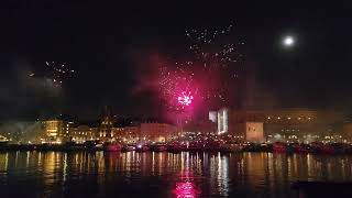 Happy New Year 2023 from Stockholm Sweden 4k 60p [upl. by Raye]