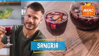 Sangria aprenda a fazer coquetel com vinho tinto e frutas  Rodrigo Hilbert  Bem Juntinhos [upl. by Nurat]