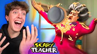 BROMAS A LA PROFESORA MALVADA  Scary Teacher  Parte 4 [upl. by Ahsienroc]