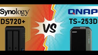 Synology DS720 vs QNAP TS253D NAS Comparison [upl. by Yderf805]