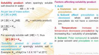 Gravimetry Principle solubility product by Shom Prakash Kushwaha HYGIA INDIA [upl. by Lorita299]