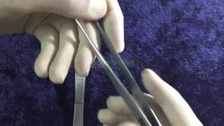 Hospitime Dissecting Forceps  Plain and Tooth [upl. by Aicssej899]