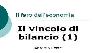 Lezione il vincolo di bilancio parte 1 [upl. by Aderfla625]