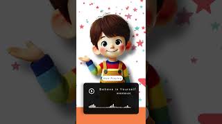 Believe in Yourself  Motivational Song for Kids  BooBooABC [upl. by Llerrah]