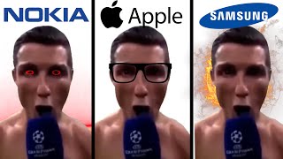 Cristiano Ronaldo Siuu but famous phone ringtones [upl. by Leunas]