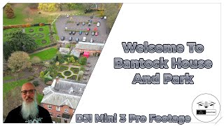 Bantock House and Park Drone Footage drone wolverhampton [upl. by Anahsal]