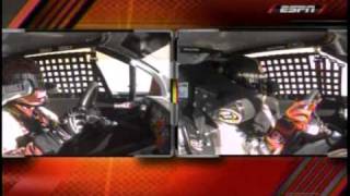 2010 AMP Energy Juice 500  Finish  Allmendinger Flips [upl. by Nosreh579]