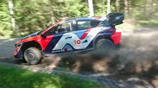 Thierry Neuville  Martijn Wydaeghe PET Rally Finland 23072024 [upl. by Swetiana]