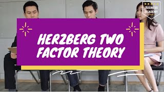 HERZBERG TWO FACTOR THEORY MODEL [upl. by Emina]