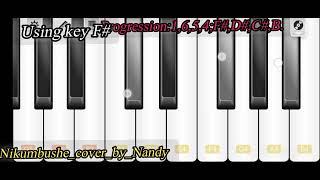 how to playNikumbushecoverbyNandyFkey beginner easy waypiano lesson instructorIssa Hussein [upl. by Lleneg]