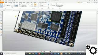 Quartus II Led Bouton VHDL [upl. by Marylin143]