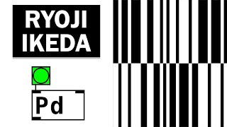 Ryoji Ikeda Pure Data Tutorial [upl. by Petrick136]