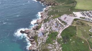 Maverick Journeys  Porthcruno Beach Cornwall next to Beautiful Minack Theatre [upl. by Adialeda]