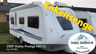 2009 Hobby Prestige 540 UL hos CampingSpecialisten [upl. by Sidra]