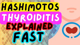 Hashimoto Thyroiditis  EXPLAINED IN 2 MINUTES Autoimmune Hypothyroid [upl. by Virgel647]