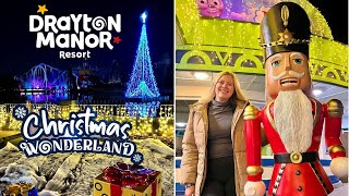 Drayton Manor Christmas Wonderland Vlog 2023 [upl. by Yemrots]