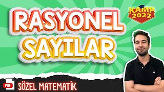 Rasyonel Sayılar  TYT  SÖZEL Matematik Kamp2022 tyt2022SOZMAT5 [upl. by Georgiana]