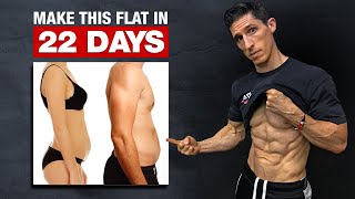 Get a “Flat Stomach” in 22 Days HOME WORKOUT [upl. by Herald116]