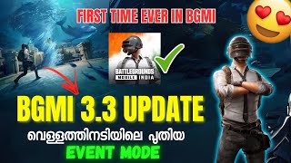 BGMI 33 Update New Mode 😍  Atlantis Mode Gun Skin Inventory Update  Androgamer Malayalam [upl. by Sybley52]